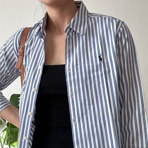 Ralph Lauren button down 💙🤍💙🤍